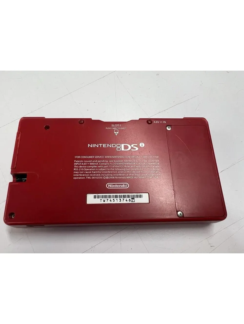 Nintendo DSi Red Handheld Console Wi-Fi Nintendo DS TWL-001 2008